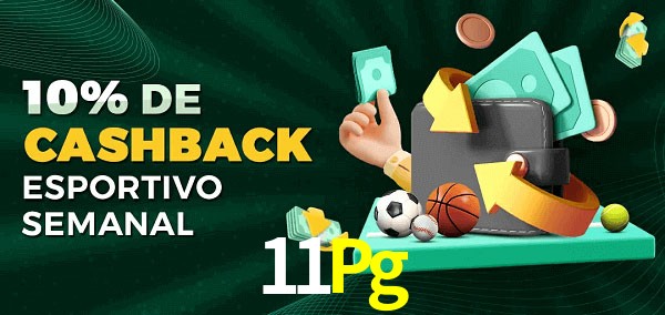 10% de bônus de cashback na 11Pg